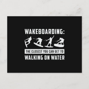 Carte Postale Wakeboard Walking On Water Wake Wakeboarder