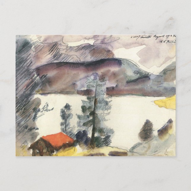 Carte Postale Walchensee par Lovis Corinth (Devant)