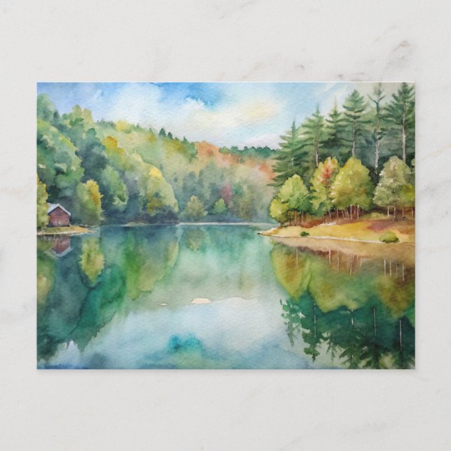 Carte Postale Walden Pond Concord, Massachusetts (Devant)