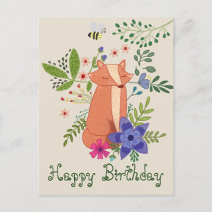 Carte Postale Waldfuchs