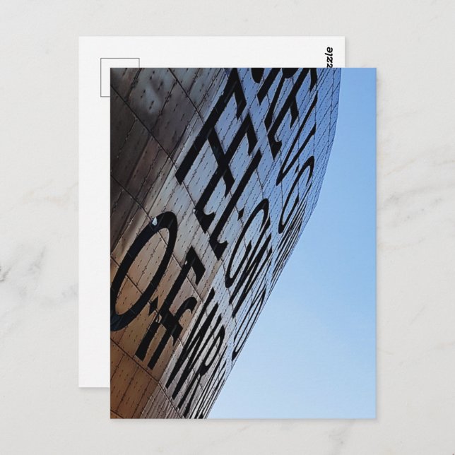 Carte Postale Wales Millennium Centre, Cardiff Bay Postcard (Devant / Derrière)