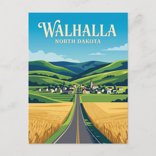 Carte Postale Walhalla USA (Devant)