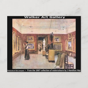 Carte Postale Walker Art Gallery, William Brown St., Liverpool.