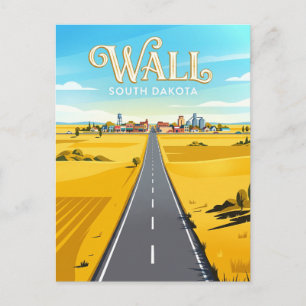 Carte Postale Wall Dakota du Sud
