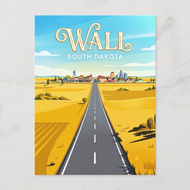 Carte Postale Wall Dakota du Sud (Devant)