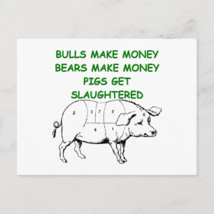 Carte Postale wall street