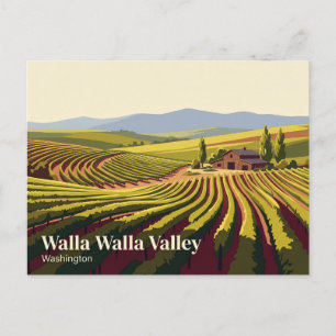 Carte Postale Walla Walla Valley USA