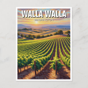 Carte Postale Walla Walla Washington Travel