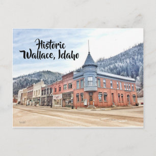 Carte Postale Wallace historique Idaho