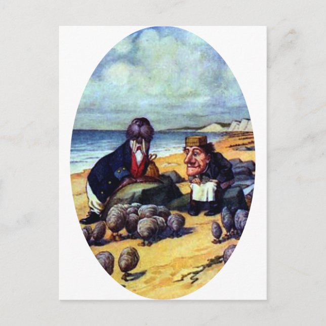 Carte Postale Walrus et le charpentier (Devant)