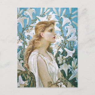 Carte Postale Walter Crane : Lilies