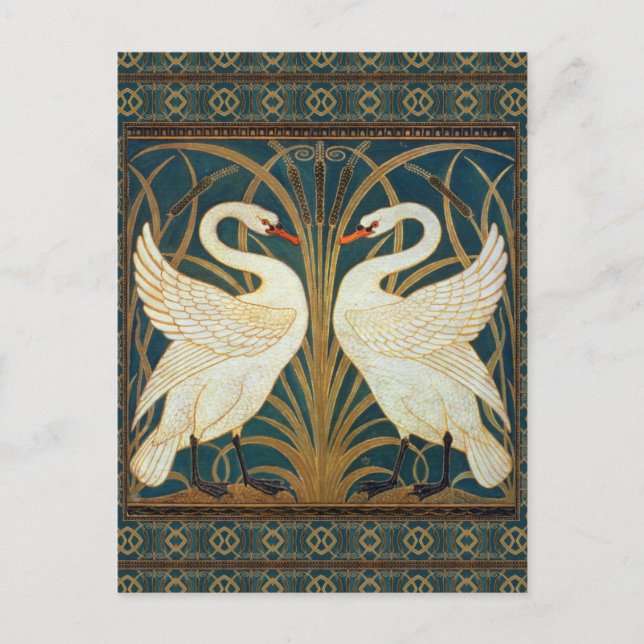 Carte Postale Walter Crane Swan (Devant)