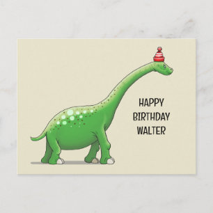 Carte Postale Walter Dinosaure à long cou