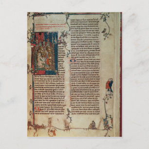 Carte Postale Walter Map raconte l'histoire des aventures