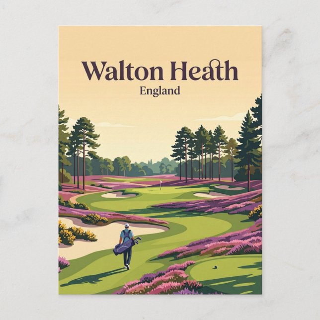 Carte Postale Walton Heath Golf Club Angleterre (Devant)