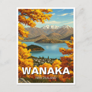 Carte Postale Wanaka New Zealand Travel