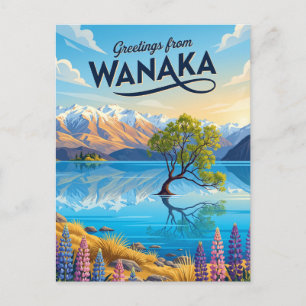 Carte Postale Wanaka Nouvelle-Zélande
