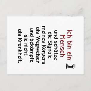 Carte Postale WandPoumonDesign - Mensch - Körper