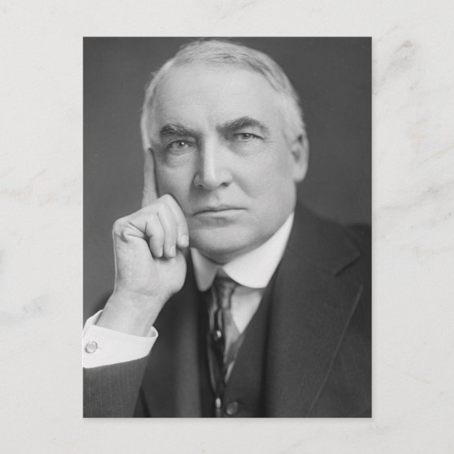 Carte Postale Warren G. Harding (Devant)