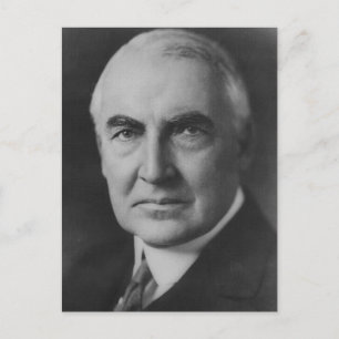 Carte Postale Warren G. Harding 29e Président