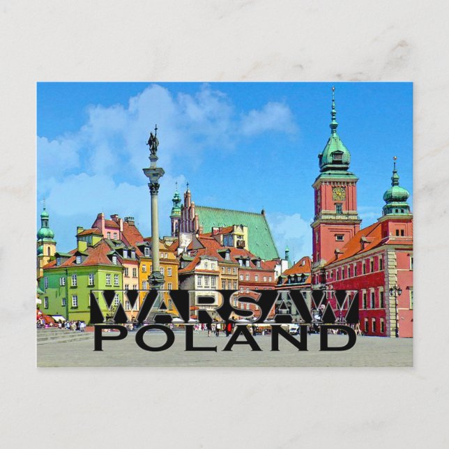 Carte Postale Warsaw (Devant)