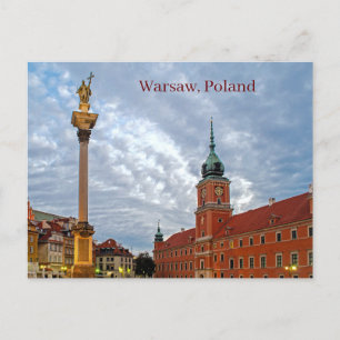 Carte postale Warsaw Pologne