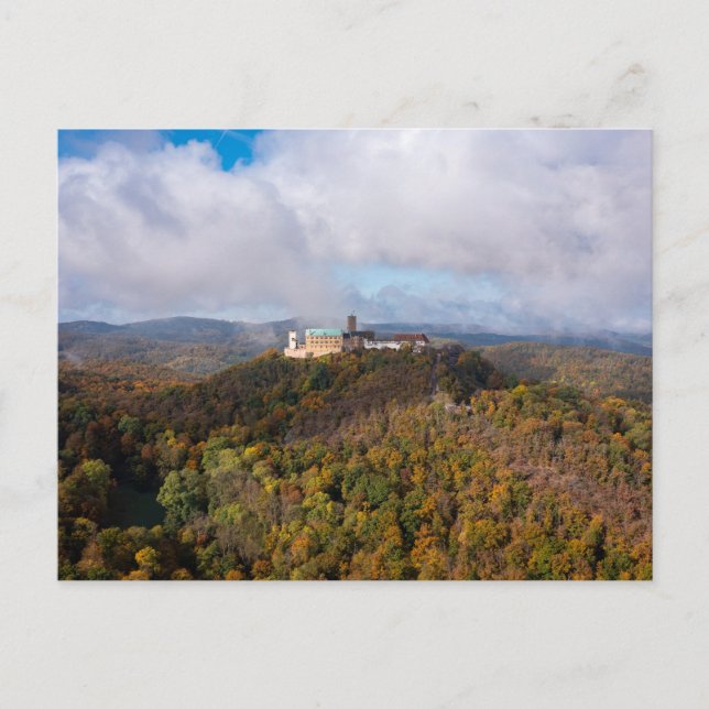 Carte Postale Wartburg en Thuringe (Devant)