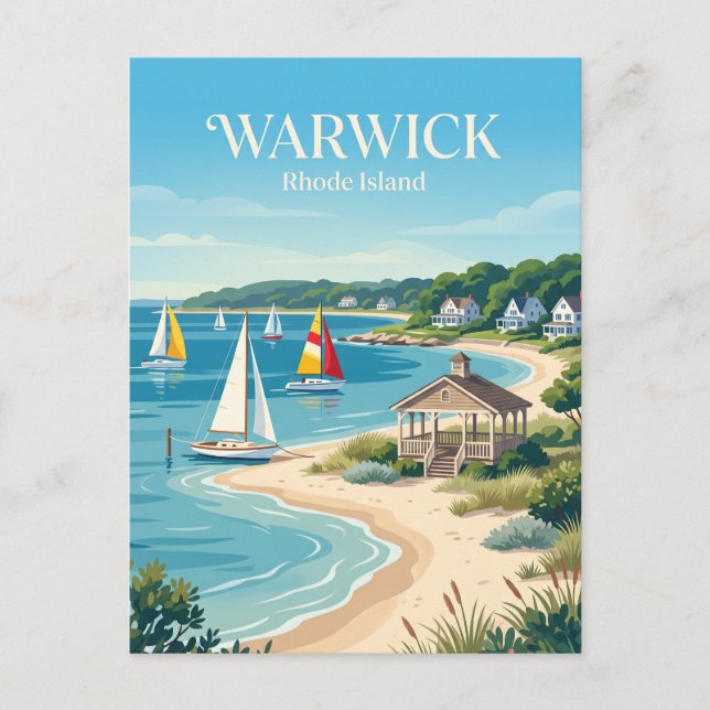 Carte Postale Warwick, Rhode Island (Devant)