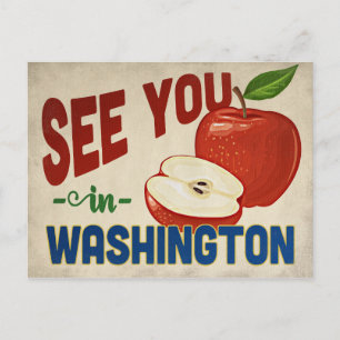 Carte Postale Washington Apple - Vintage voyage