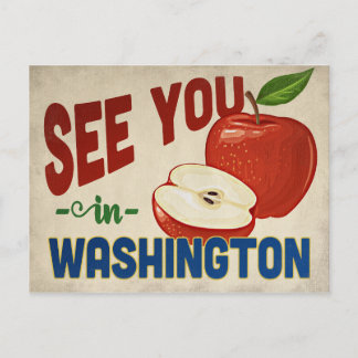 Carte Postale Washington Apple - Vintage voyage