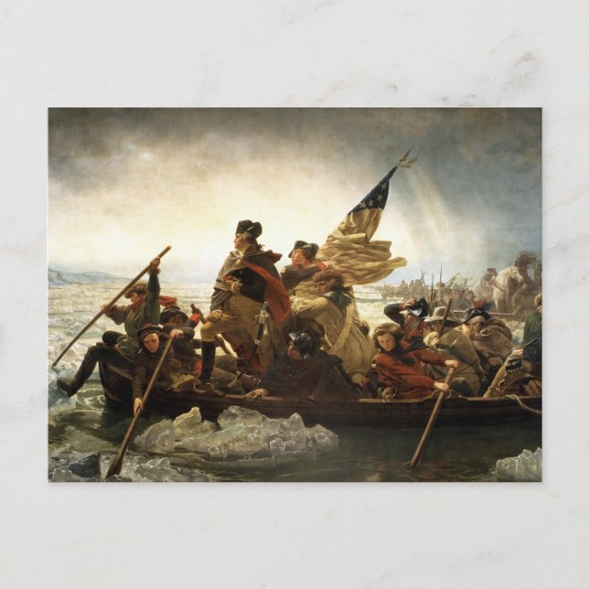 Carte Postale Washington Crossing the Delaware (Devant)