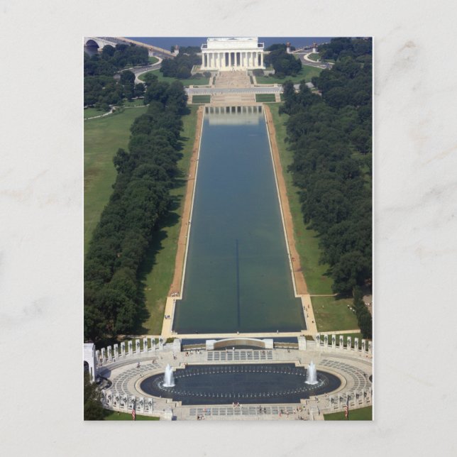 Carte Postale Washington D.C. - Vue du monument Washington (Devant)