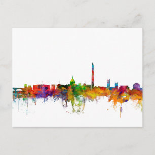 Carte Postale Washington DC Skyline