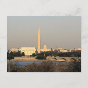 Carte Postale Washington DC Skyline
