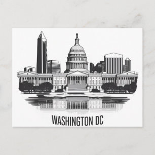 Carte Postale Washington DC Skyline