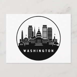 Carte Postale Washington District of Columbia Skyline