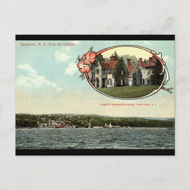 Carte Postale Washington Irving, Tarrytown, NY Vintage c1915 (Devant)