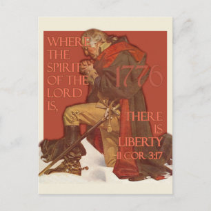 Carte Postale Washington- Liberté et Esprit du Seigneur