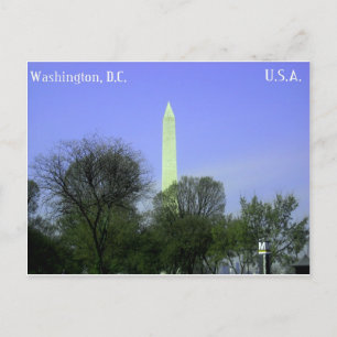 Carte postale Washington Monument