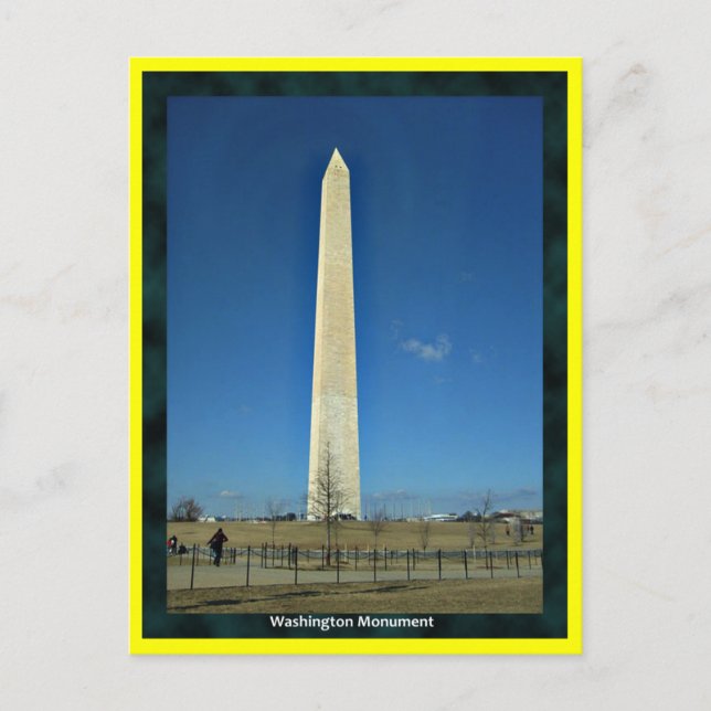 Carte postale Washington Monument (Devant)