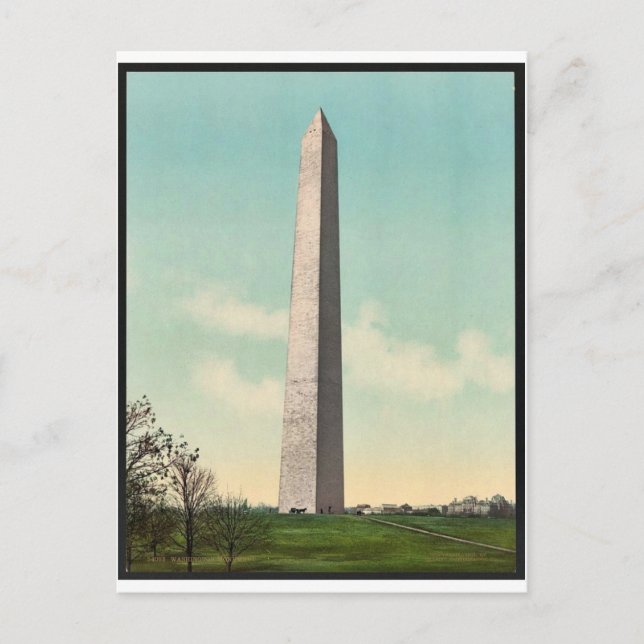 Carte Postale Washington Monument rare Photochrom (Devant)