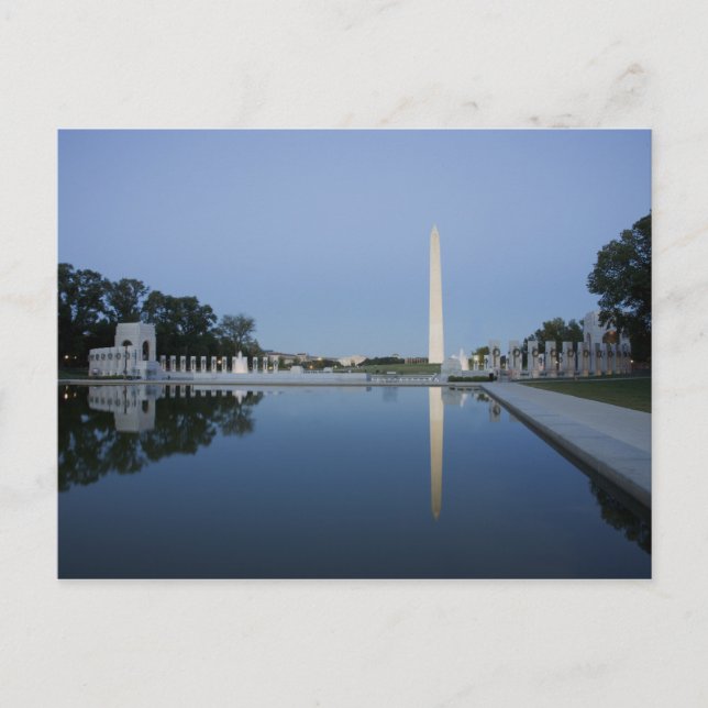 Carte Postale Washington Monument, Reflect Pool, Washington (Devant)