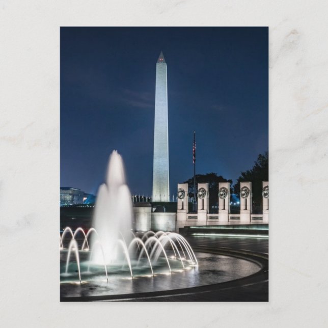 Carte Postale Washington Monument USA George Washington (Devant)