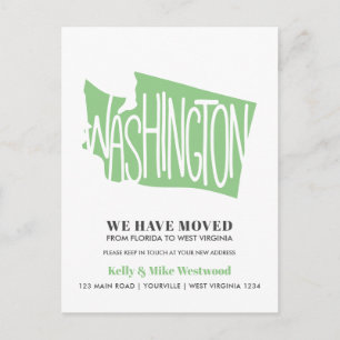 Carte Postale WASHINGTON Nous avons proposé Nouvelle adresse Nou