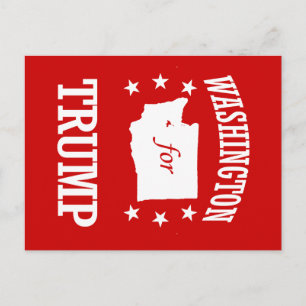 CARTE POSTALE WASHINGTON POUR TRUMP