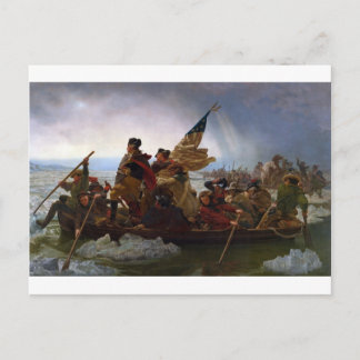 Carte Postale Washington Traverser le Delaware - Art Vintage des