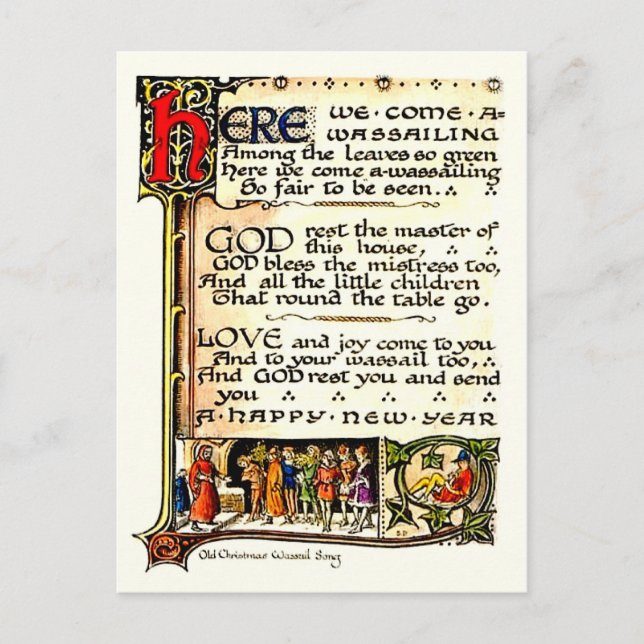 Carte Postale Wassail (Devant)