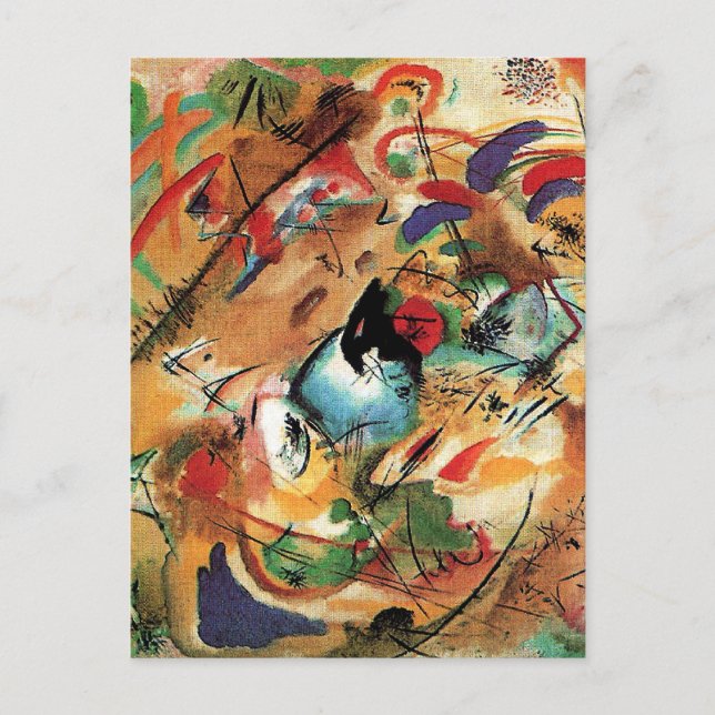 Carte Postale Wassily Kandinsky - Improvisation, Rêveuse, (Devant)