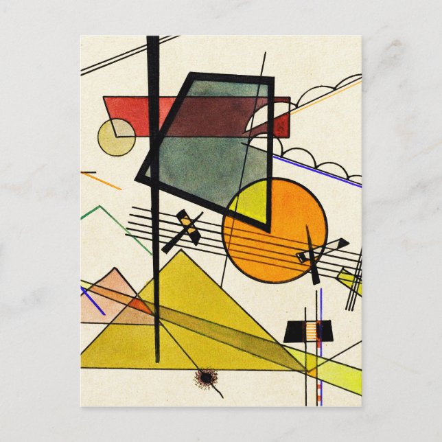 Carte Postale Wassily Kandinsky - Melodisch (Devant)