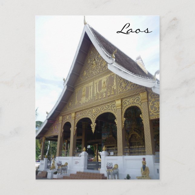 Carte Postale wat luang prabang (Devant)